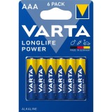 Baterie Varta Longlife Power 4903, AAA / LR3, 1.5V, alcalina, 6 buc