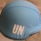 Casca militara Kevlar ONU / castile albastre/ de colecție
