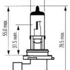 BEC FAR HB4 12V 51W P22D SUPER WHITE SCT