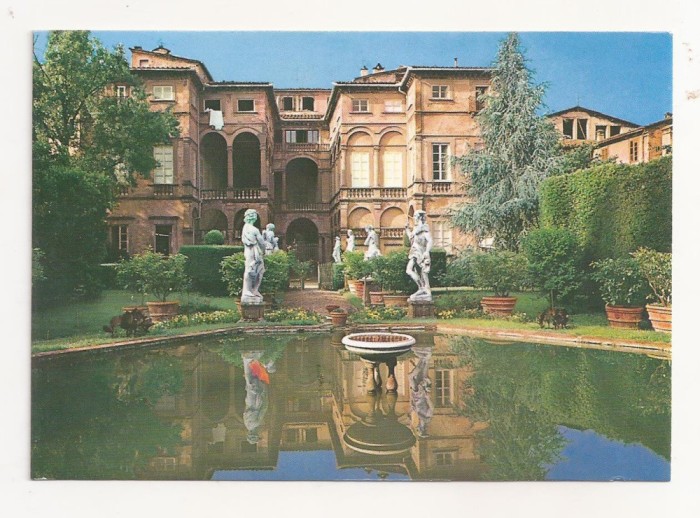 FA33-Carte Postala- ITALIA - Lucca, Palazzo Pfanner, circulata 2011