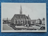 188- Cluj-Napoca Biserica Sf. Mihail, P-ta Unirii /Kolozsvar/Carte postala 1917, Necirculata, Printata