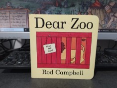 Rod Campbell, Dear Zoo, Lift the Flap Book, carte pentru copii cu clapete de ridicat, Campbell Books, Londra 1998, 063