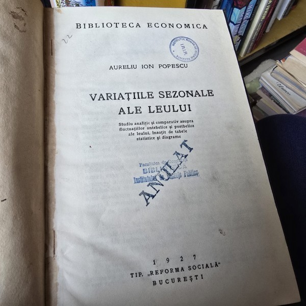 Variatiile sezonale ale leului - Aureliu Ion Popescu