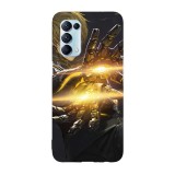 Husa compatibila cu Oppo A72, Viceversa, model Genos Pulse One Punch Man, Silicon, TPU, Transparent, Carcasa