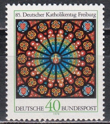 Germania 1978 - Ziua Catolică &amp;icirc;n Freiburg, MNH foto