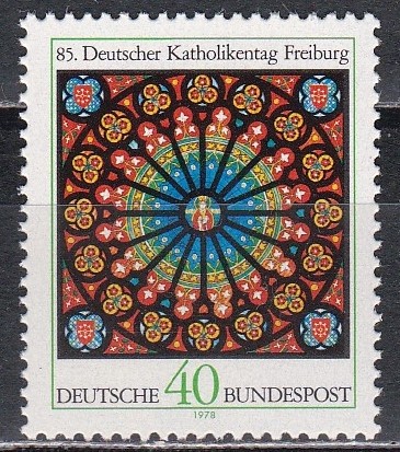 Germania 1978 - Ziua Catolică &icirc;n Freiburg, MNH