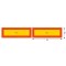 Set 2 Placute Reflectorizante 565X196Mm Aluminiu