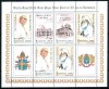 Romania 1999, LP 1484 a, Vizita Papei Ioan Paul II, bloc de 6 cu 2 viniete, MNH!, Religie, Nestampilat