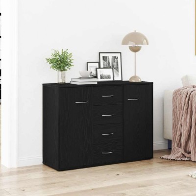 Gossi bufeta, stejar negru, 88x30x64 cm, lemn prelucrat foto