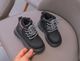 Ghete imblanite negre - Fashion (Marime Disponibila: Marimea 24)