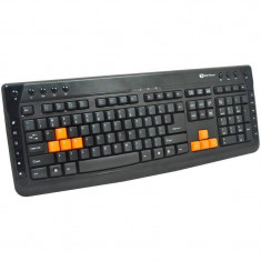 Tastatura Multimedia Serioux KB-3300 USB Black foto