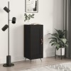 VidaXL Servantă, negru, 34,5x34x90 cm, lemn compozit 830413