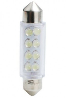 Set 2 Buc Bec Led M-Tech C5W 24V SV8,5-8 Alb LB924W foto