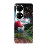 Husa compatibila cu Huawei Nova Y70 model Old pokeball, Silicon, TPU, Viceversa, Transparent, Carcasa
