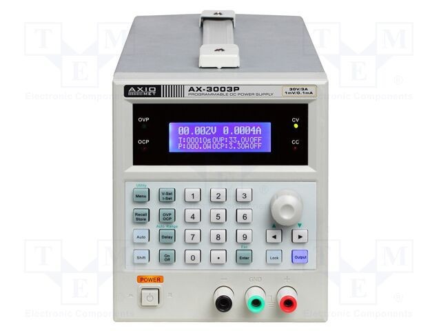 Alimentator de laborator programabil AXIOMET 0-30VDC 0-3A