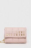 Cumpara ieftin Love Moschino poseta culoarea roz