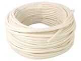 Manşon electroizolant PVC alb 4mm x 50m - Set de izolare electrică