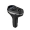 Modulator FM Bluetooth Tellur B5, Functia Siri, MicroSD, 2x USB, 12-24V, Negru