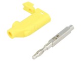 Mufă Banană 4mm 32A Galbenă