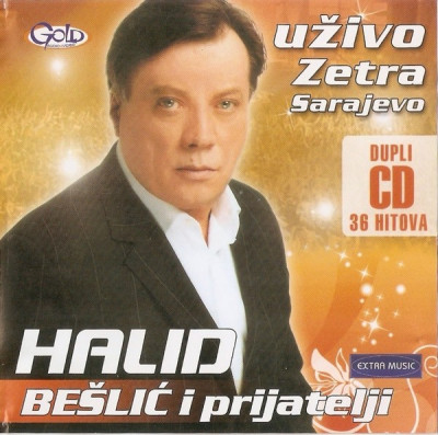 2 CD Halid Be&amp;scaron;lić &amp;lrm;&amp;ndash; Uživo - Zetra Sarajevo, originale foto