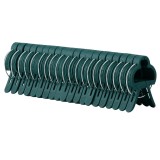 Cumpara ieftin Set 20 cleme verzi 4,5 x 3 cm pentru fixarea plantelor, clipsuri reutilizabile cu arc metalic