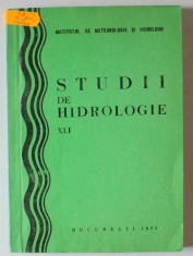 STUDII DE HIDROLOGIE , VOLUMUL XLI , 1973