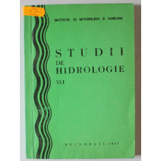 STUDII DE HIDROLOGIE , VOLUMUL XLI , 1973