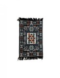 Covor gri cu model traditional multicolor 100x60 cm, Home