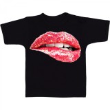 Cumpara ieftin Tricou &quot; Lip bite &quot;