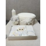 Cumpara ieftin Set complet cu Trusou Botez + Cutie Buretata pentru hainute + Lumanare - TB925