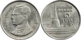 Thailanda 1990 - 1 baht, aUNC