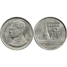 Thailanda 1990 - 1 baht, aUNC