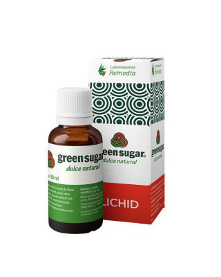 Indulcitor Lichid Green Sugar 50 mililitri Laboratoarele Remedia foto