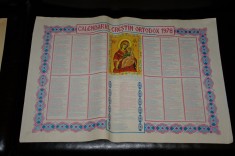 Calendar crestin ortodox 1978 foto