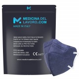Set de 20 de masti de protectie Medicinadellavoro, albastru