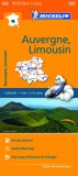 Michelin Regional Maps: France: Auvergne, Limousin Map 522