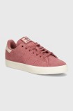 adidas Originals sneakers din piele intoarsă Stan Smith Cs culoarea bordo, IF6945