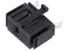 Clemă siguranţe cilindrice 5x20mm clichet neagră, SCHURTER