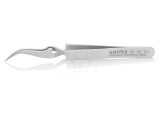 Pensetă de Precizie 115mm cu V&acirc;rf Curbat