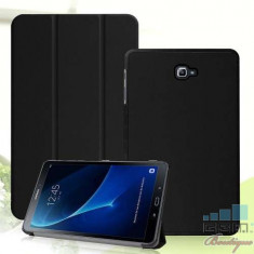 Husa Flip Cu Stand Samsung Galaxy Tab A 10,1 T580/T585 (2016) TriFold Neagra foto