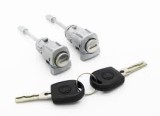 Set yale inchidere Seat Ibiza/Cordoba (6l), 02.2002-04.2008, cu 2 butuci blocare usa, usa fata partea stanga/dreapta, 6L3 837 167;