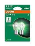 Set 2 Becuri Auto 12V P21W Ultra Life Blister Osram