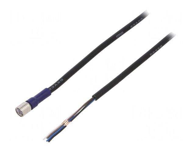 Cablu de Conectare M8 PIN 4 Drept 2m PVC
