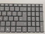 Tastatura Laptop, Lenovo, IdeaPad Slim 3 15IRP10R Type 83K4, iluminata, gri, layout UK