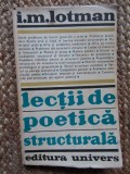 Lecții de poetică structurală, I. M. Lotman