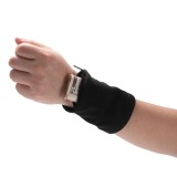 Banderola pentru &Atilde;ncheietura mainii, flippy, suport carduri si chei, multifunctional, cu fermoar, impermeabil, confortabil, negru
