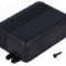 Carcasa ABS, 63mmx90mmx32mm, MASZCZYK - KM-54P BK