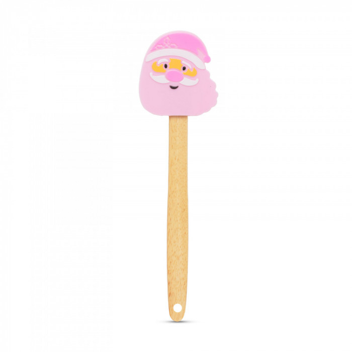 Spatula din silicon - Mos Craciun - 29 x 7,6 cm Best CarHome