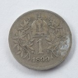 Austria 1 coroana / korona 1899 argint Franz Iosif l