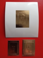 FUJEIRA, ADENAUER - GOLD PERF./IMPERF. MNH foto